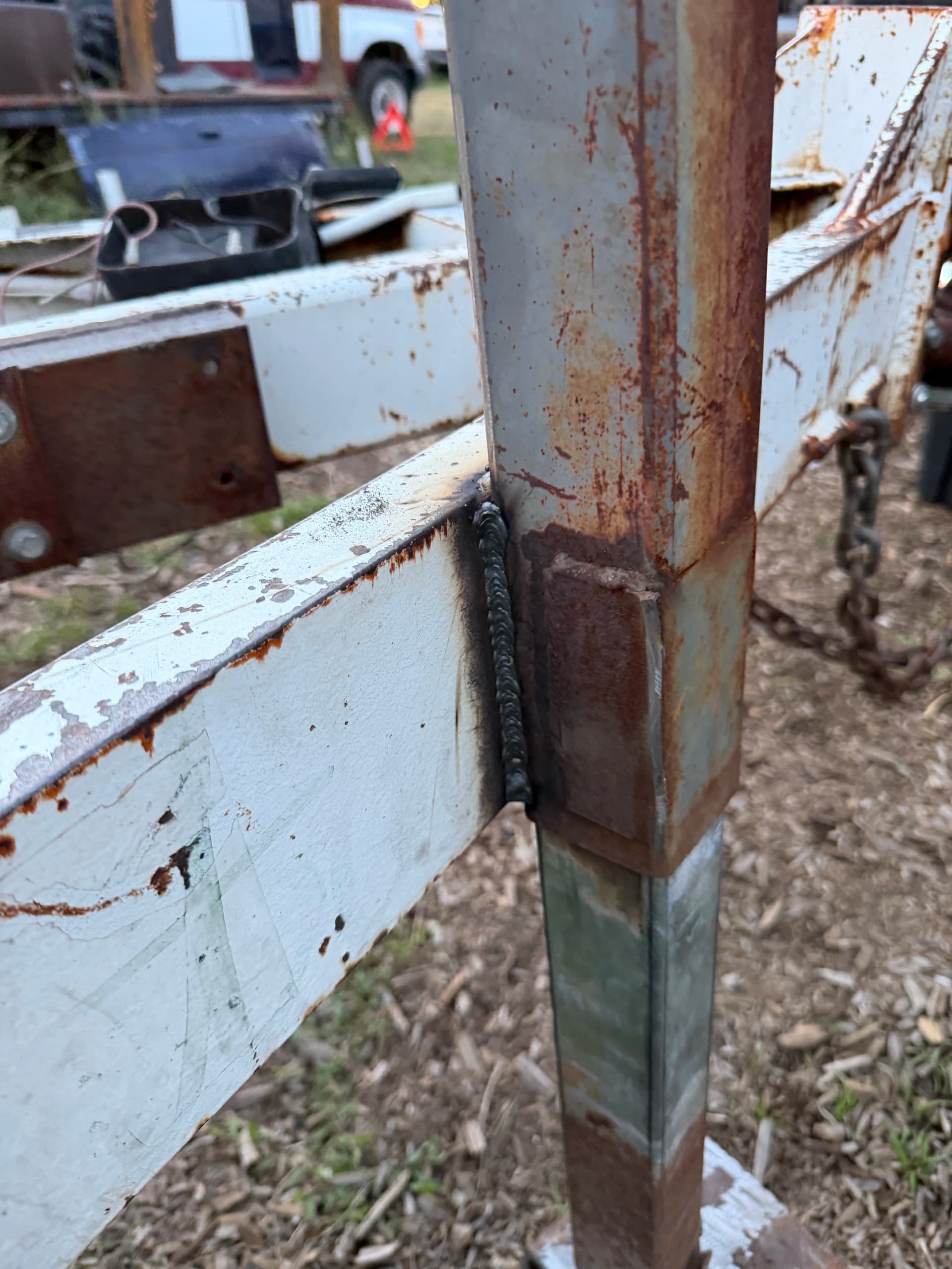 Trailer Jack and Winch Plate Welded Right the First Time