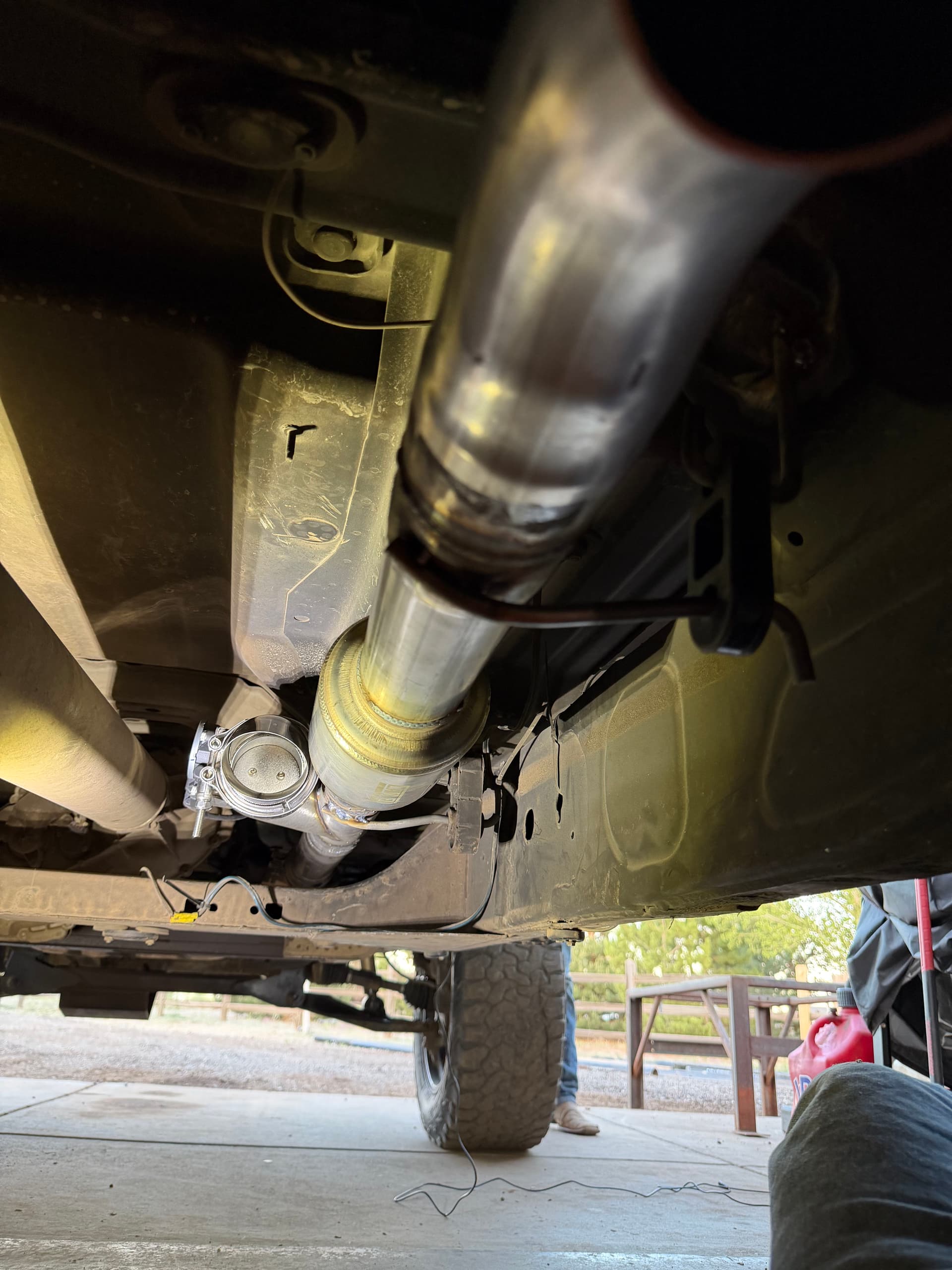 Custom Exhaust with Remote-Actuated Valve on a Chevy