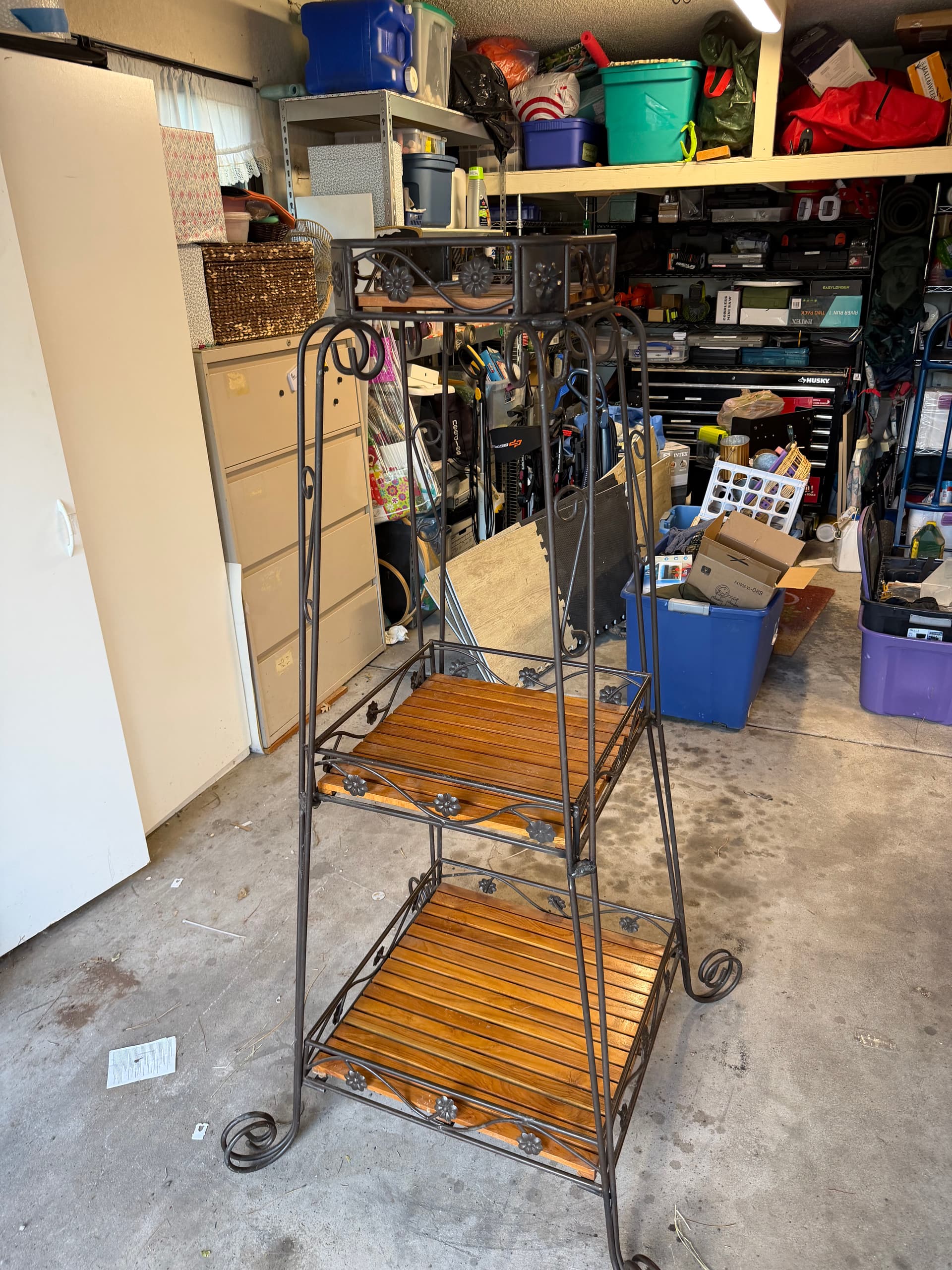 Gallery photos for Decorative Metal Shelf Repair After Factory Welds Failed: Image #1