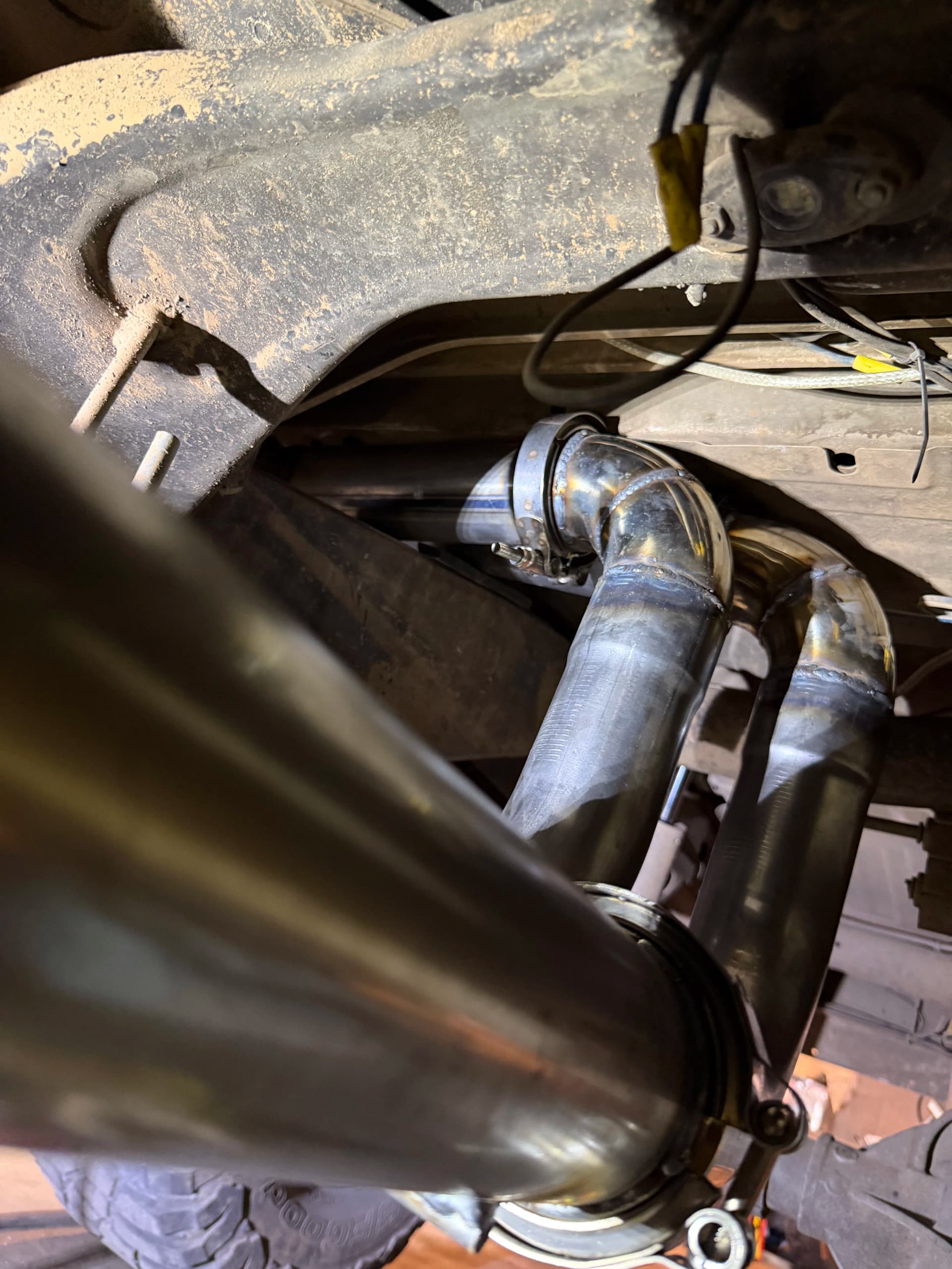 Gallery photos for Dual Teardrop Exit Custom Exhaust Build on a 5.3 Chevy: Image #2