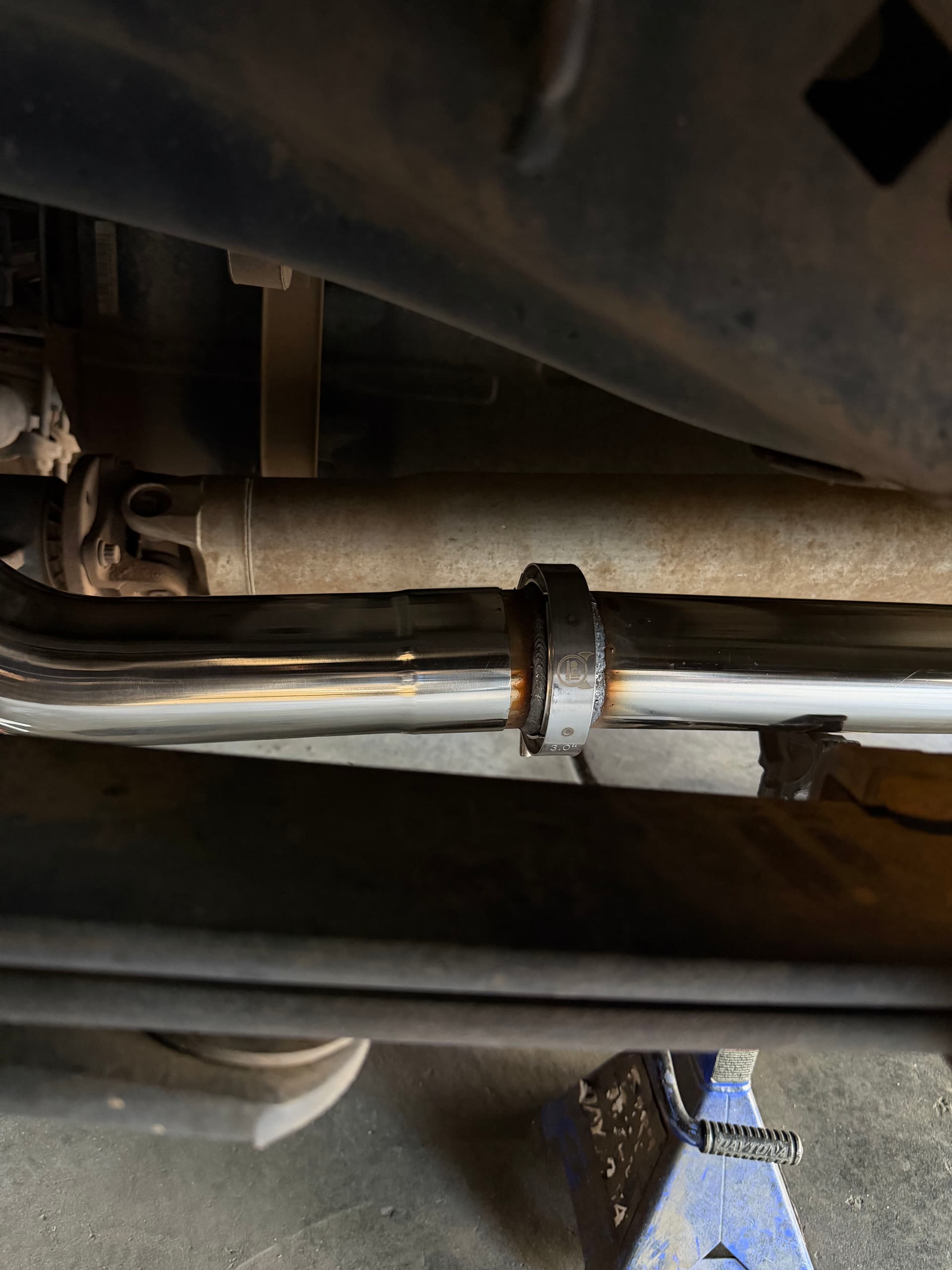 Custom Stainless 3-Inch Straight Pipe Build with Dual Teardrop Tips