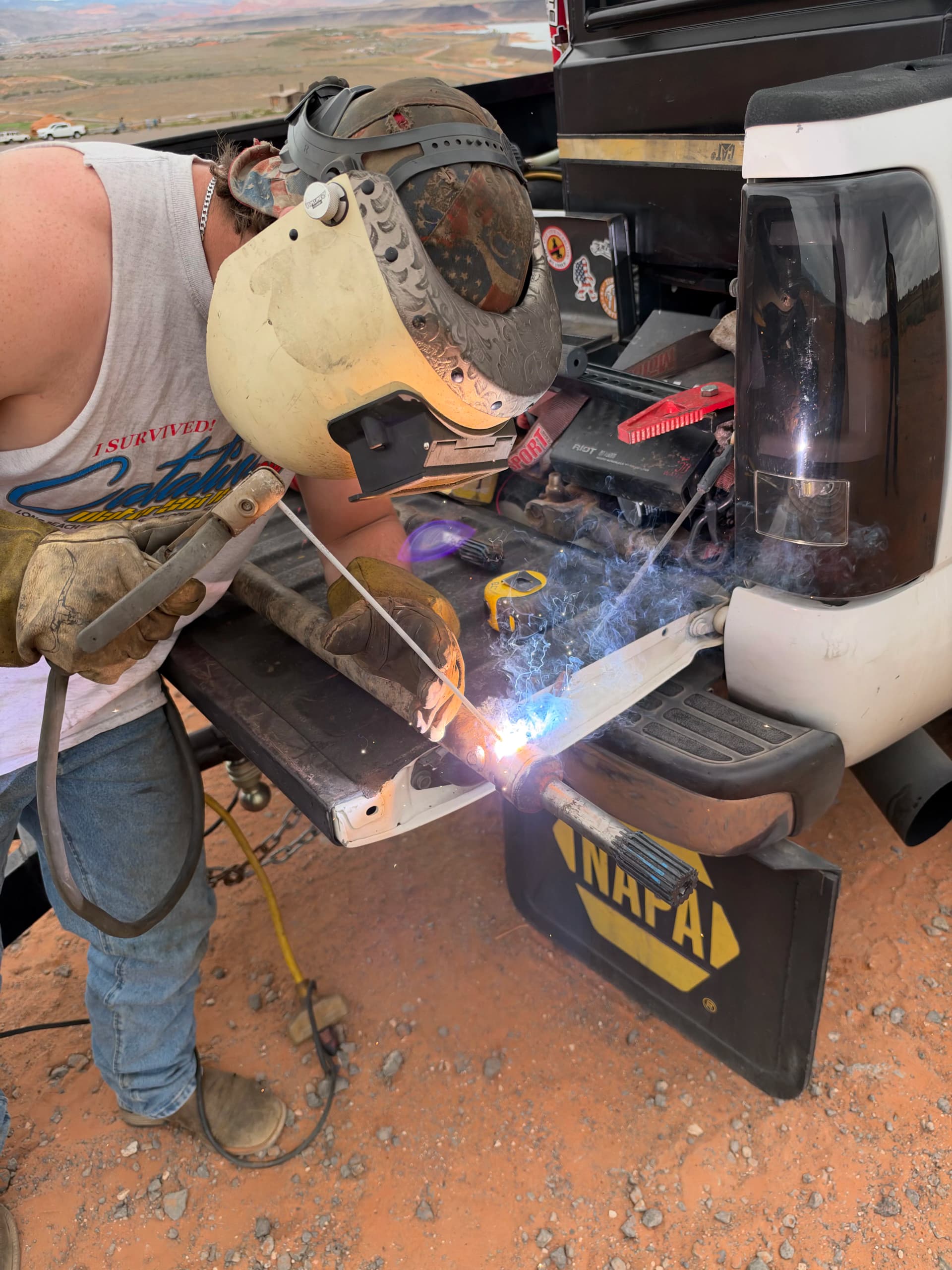 Gallery photos for On-Site Driveline Repair Keeps the Trail Rolling in Hurricane: Image #1