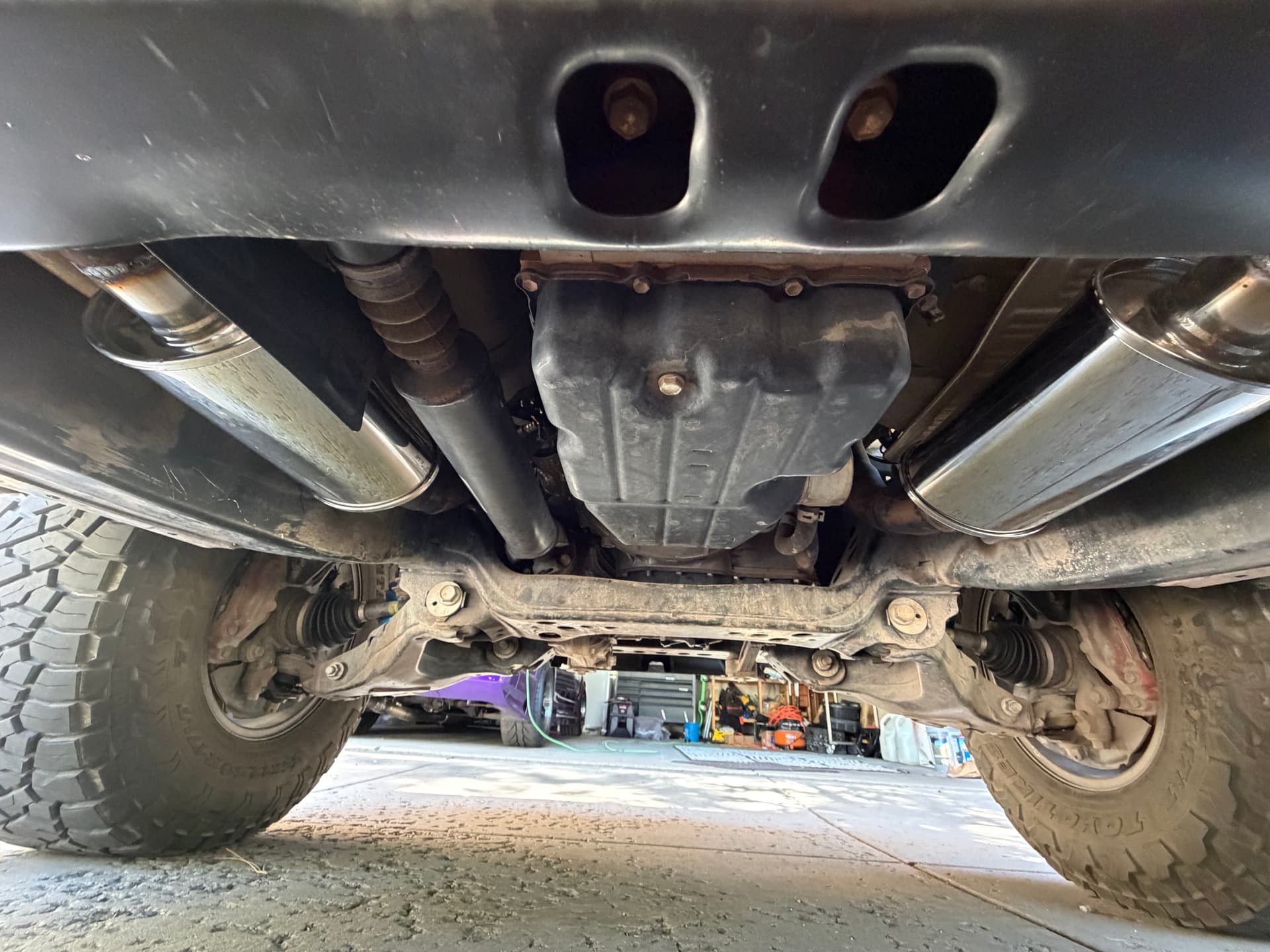 Gallery photos for Resonator Swap and Rock Slider Mount Fix on a Built Truck: Image #2