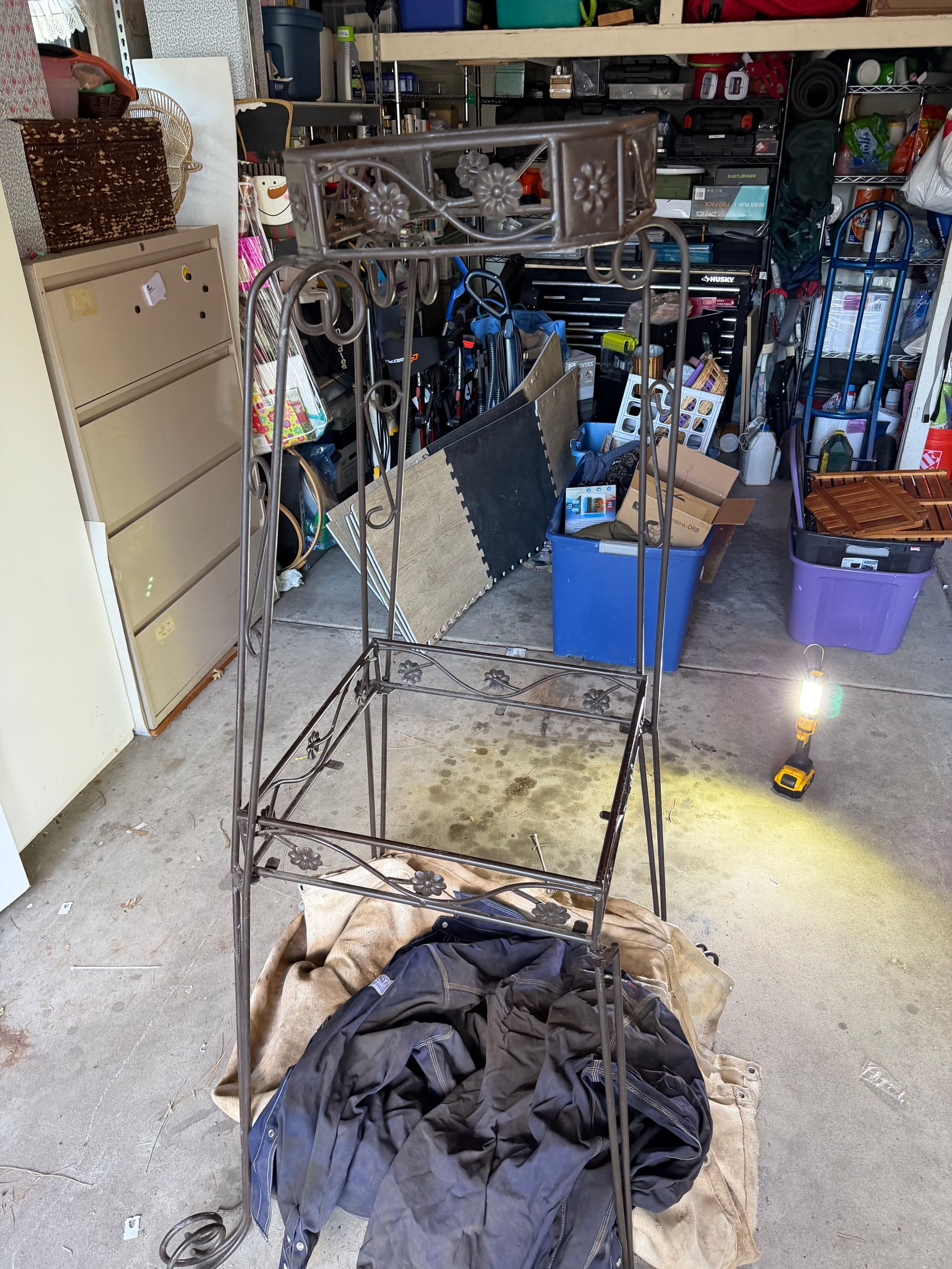 Decorative Metal Shelf Repair After Factory Welds Failed image