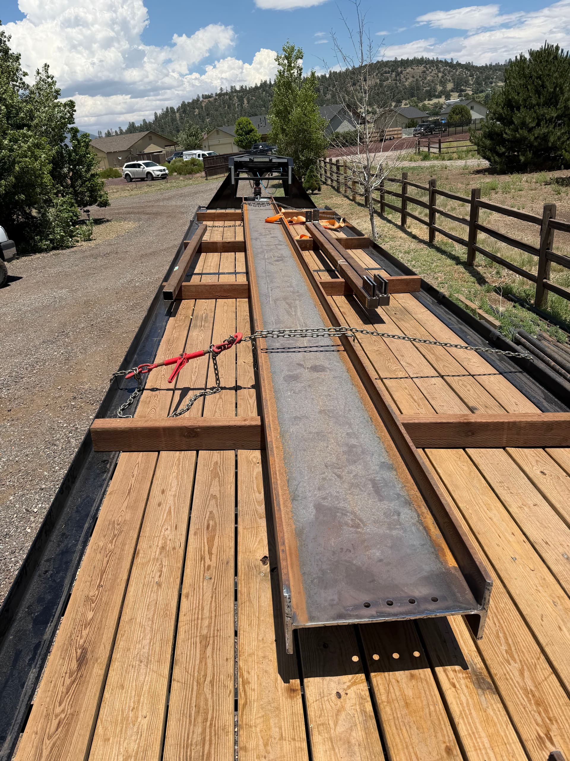 Custom I-Beam Structural Support Fabricated to Exact Spec