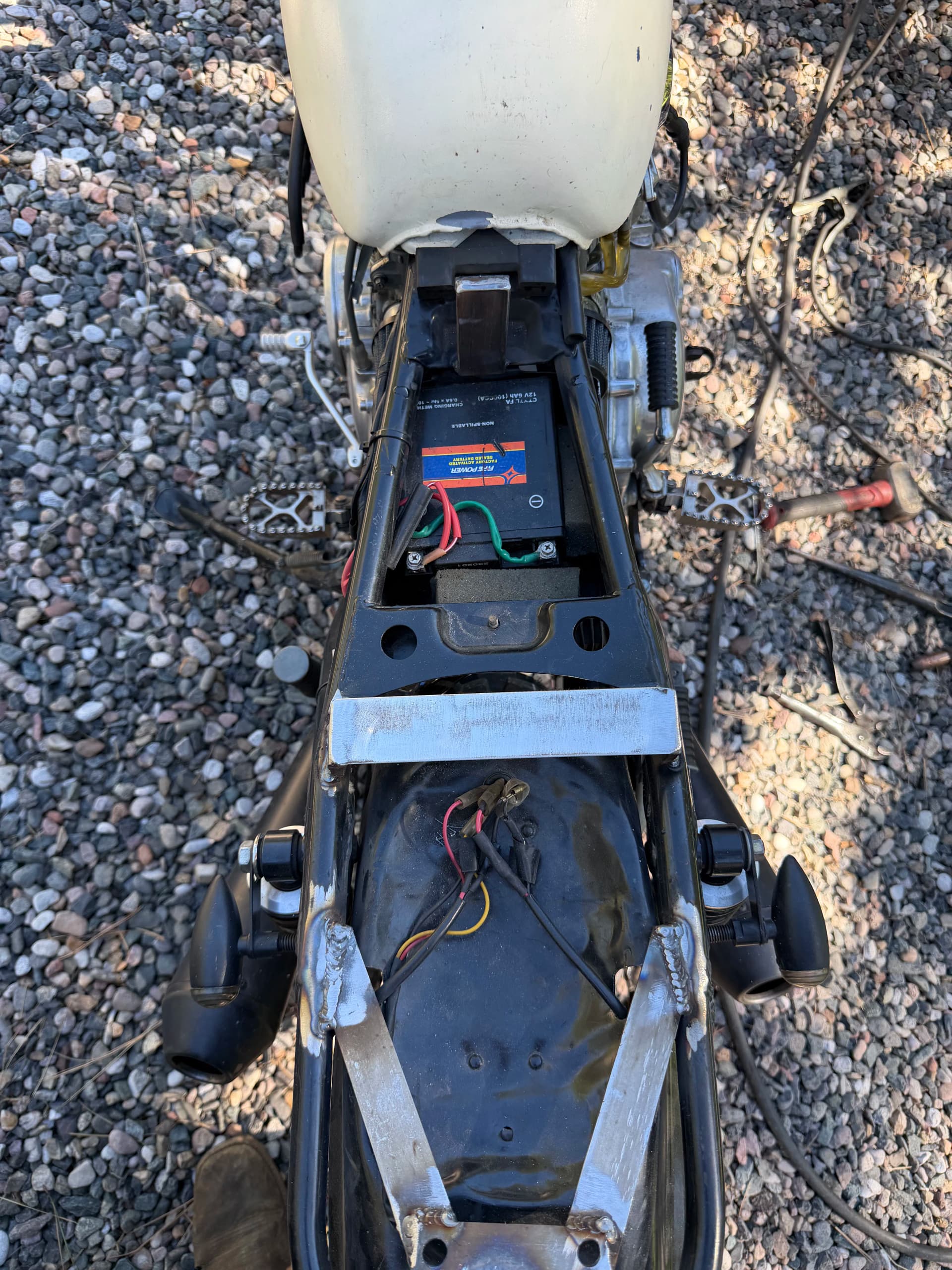 Gallery photos for Custom Fabrication on a Vintage Honda Dirt Bike: Image #4