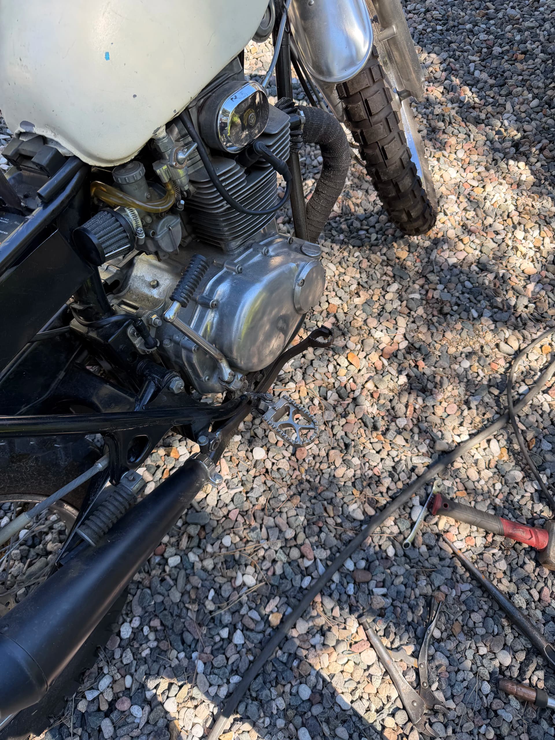 Gallery photos for Custom Fabrication on a Vintage Honda Dirt Bike: Image #6