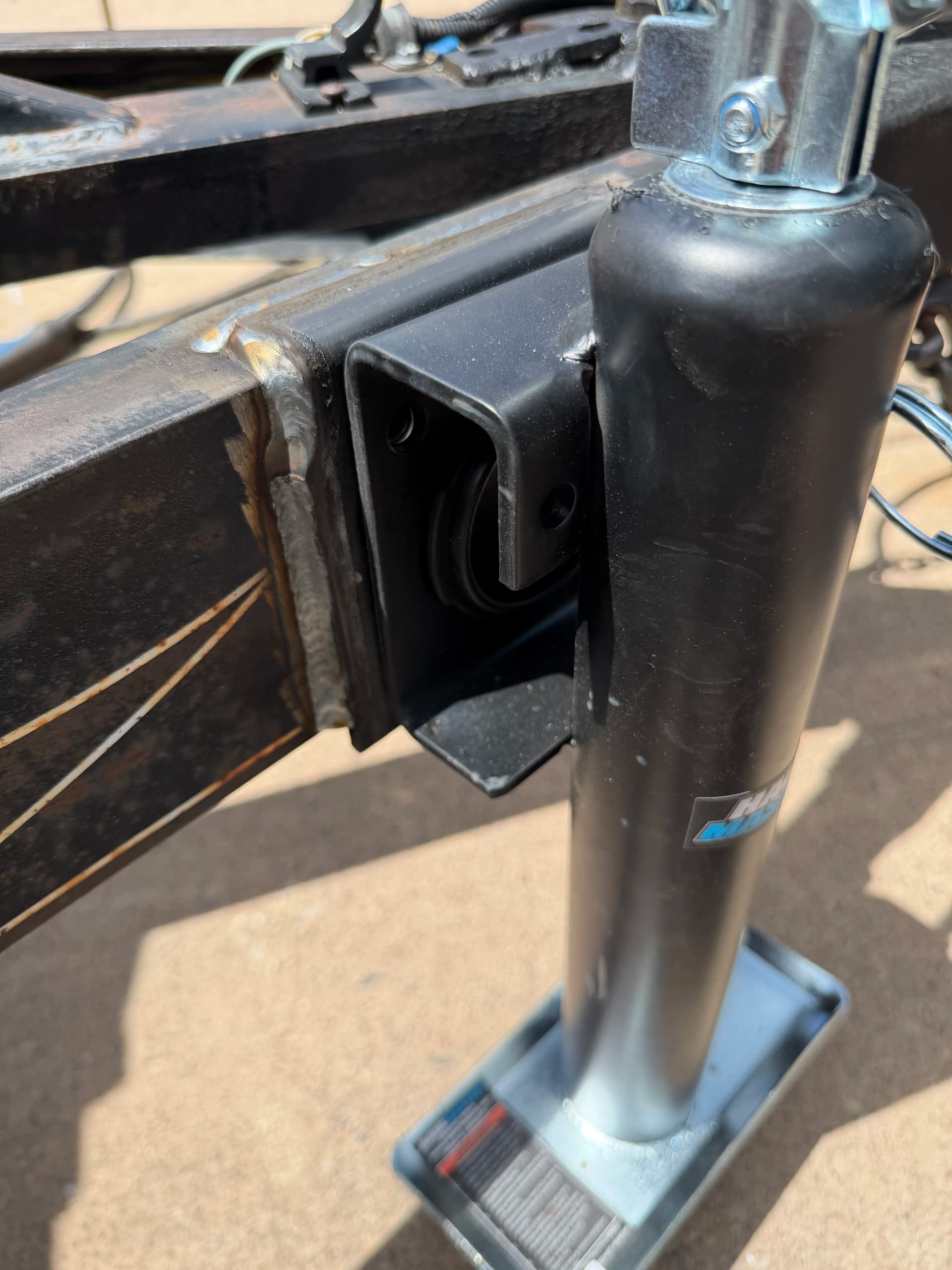 Gallery photos for Trailer Upgrade with Foldable Hitch Jack and Winch Install: Image #1