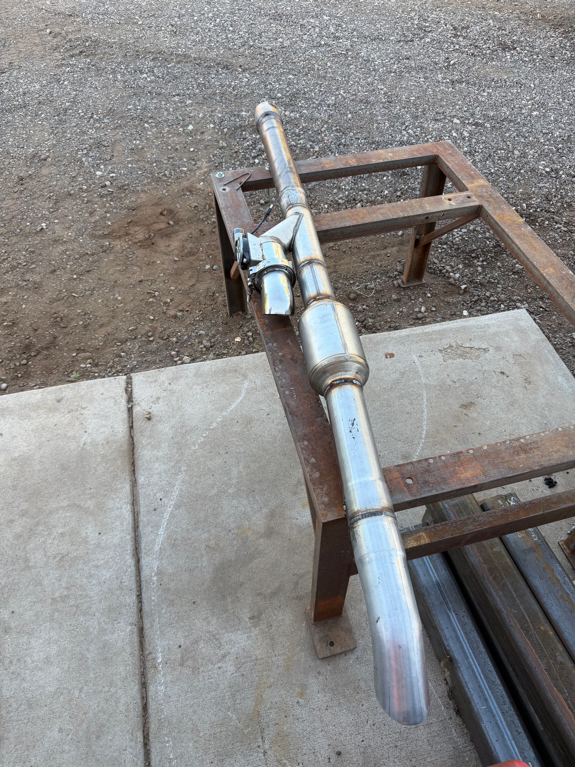 Custom Exhaust with Remote-Actuated Valve on a Chevy