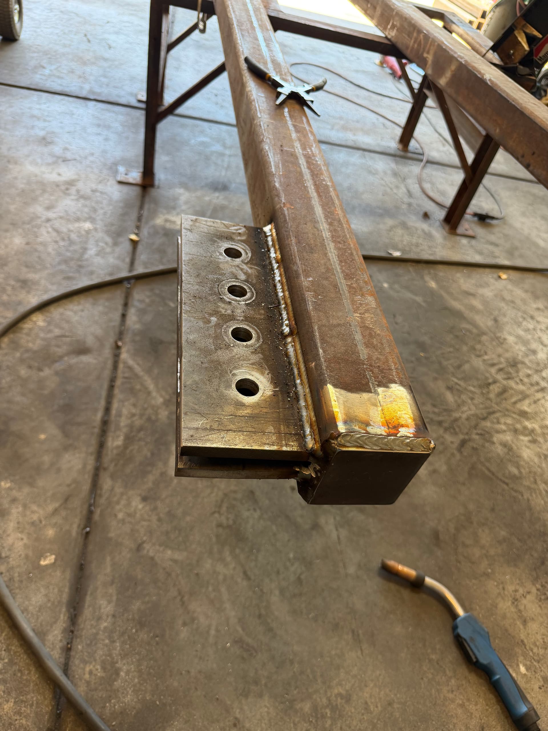 Custom I-Beam Structural Support Fabricated to Exact Spec