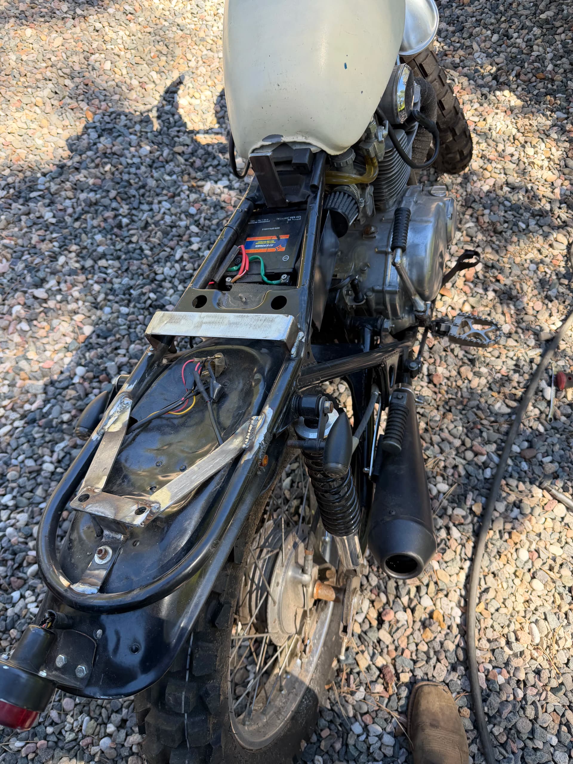 Gallery photos for Custom Fabrication on a Vintage Honda Dirt Bike: Image #5