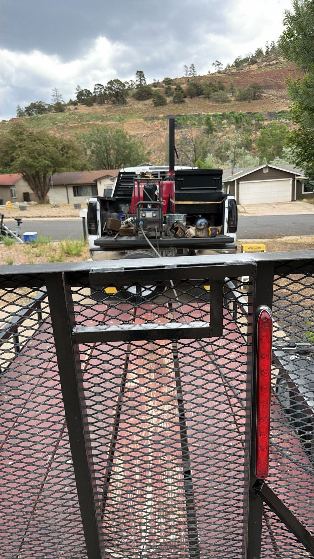 Gallery photos for Trailer Wiring Protection and Custom License Plate Bracket Fab: Image #4
