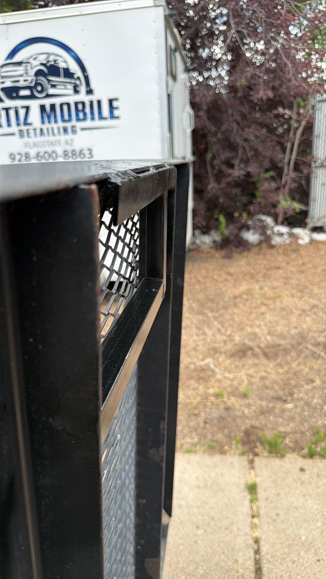 Gallery photos for Trailer Wiring Protection and Custom License Plate Bracket Fab: Image #5